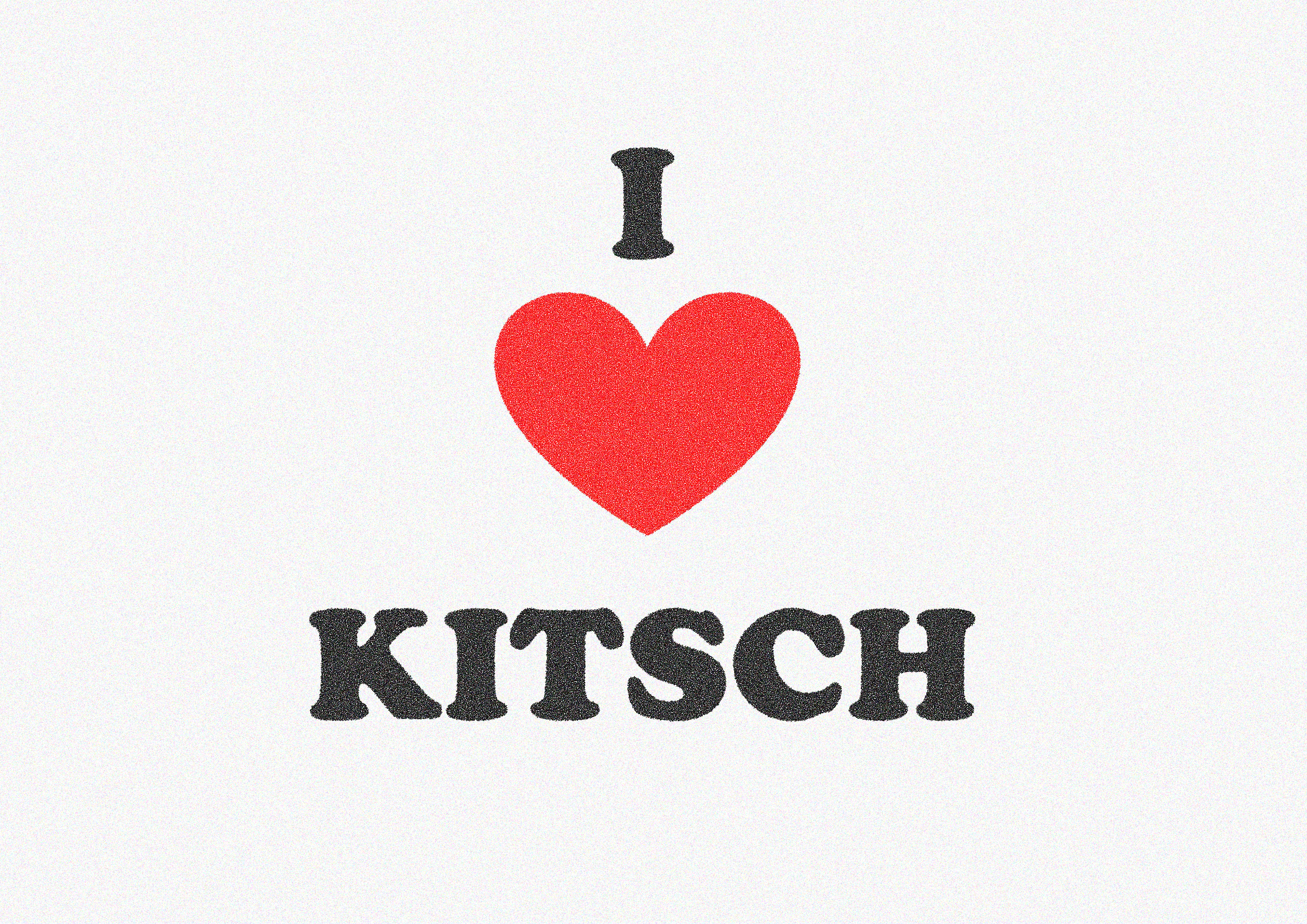 I heart kitsch #kitsch #love