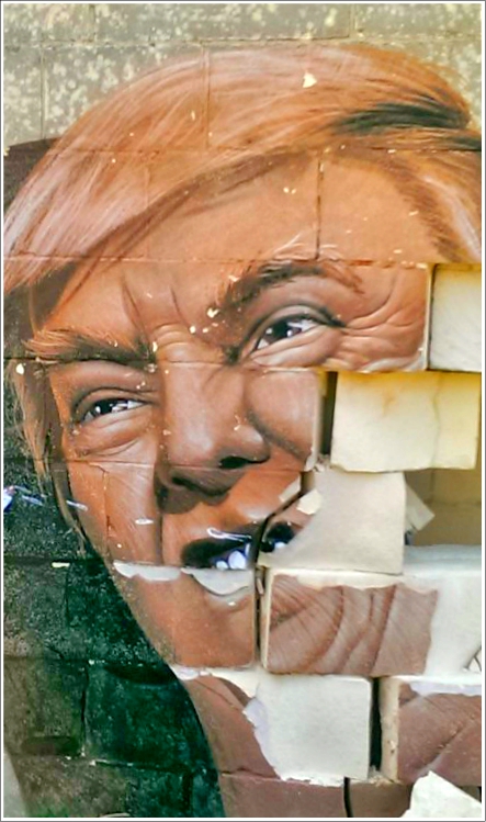 Trump street art malta be kitschig blog